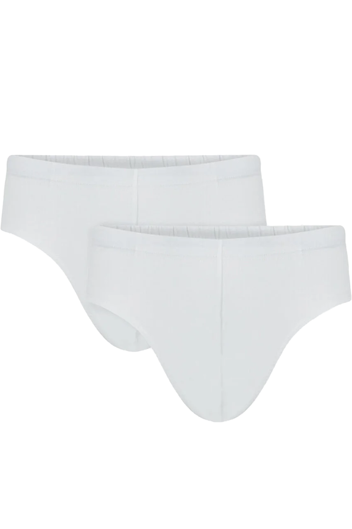 Kom Paul Pamuklu Basic 2'li Erkek Slip Beyaz - 3