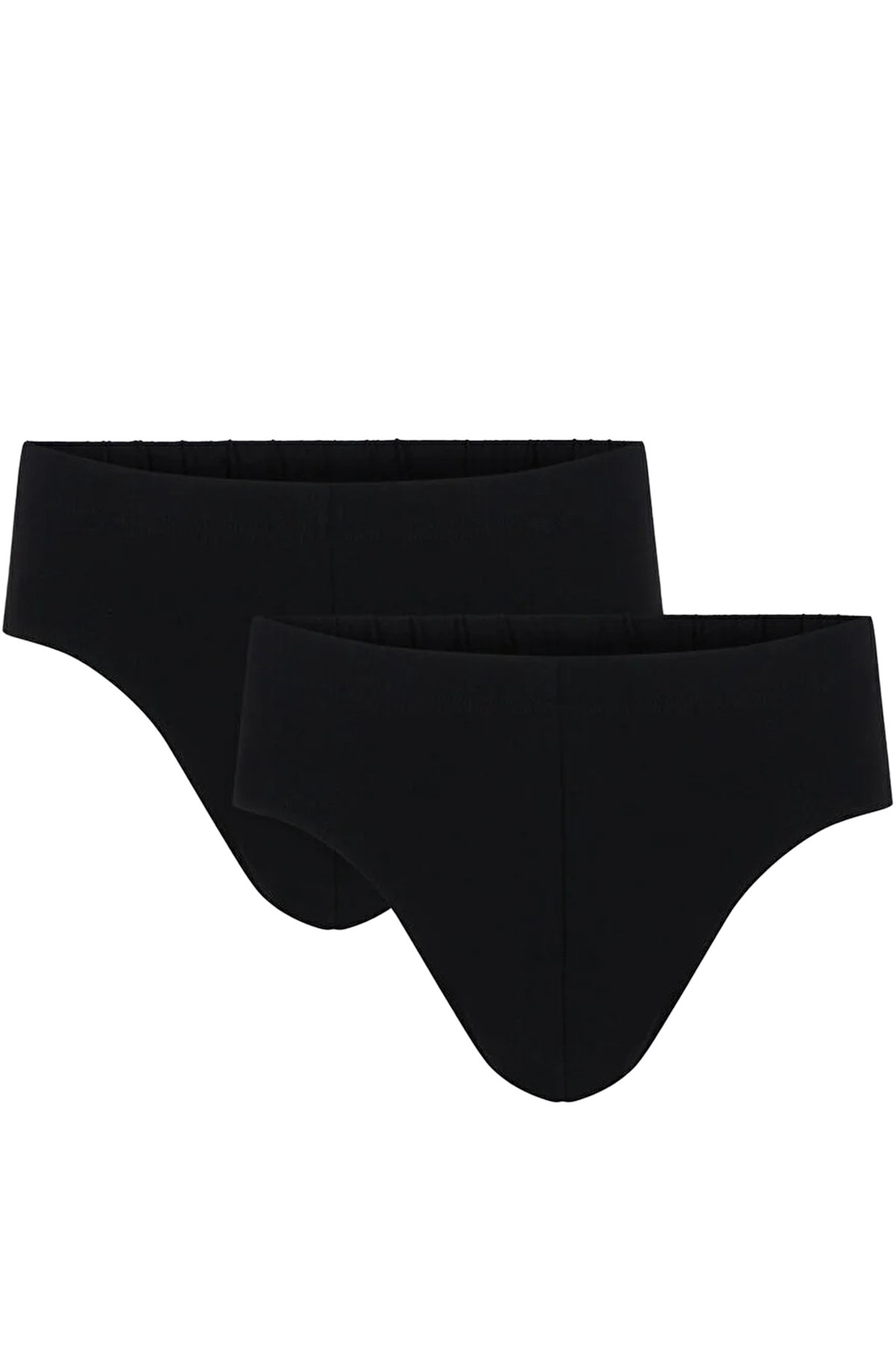 Kom Paul Pamuklu Basic 2'li Erkek Slip Siyah - 3