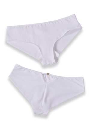 Kom Simple Brazilian Külot Beyaz - 3