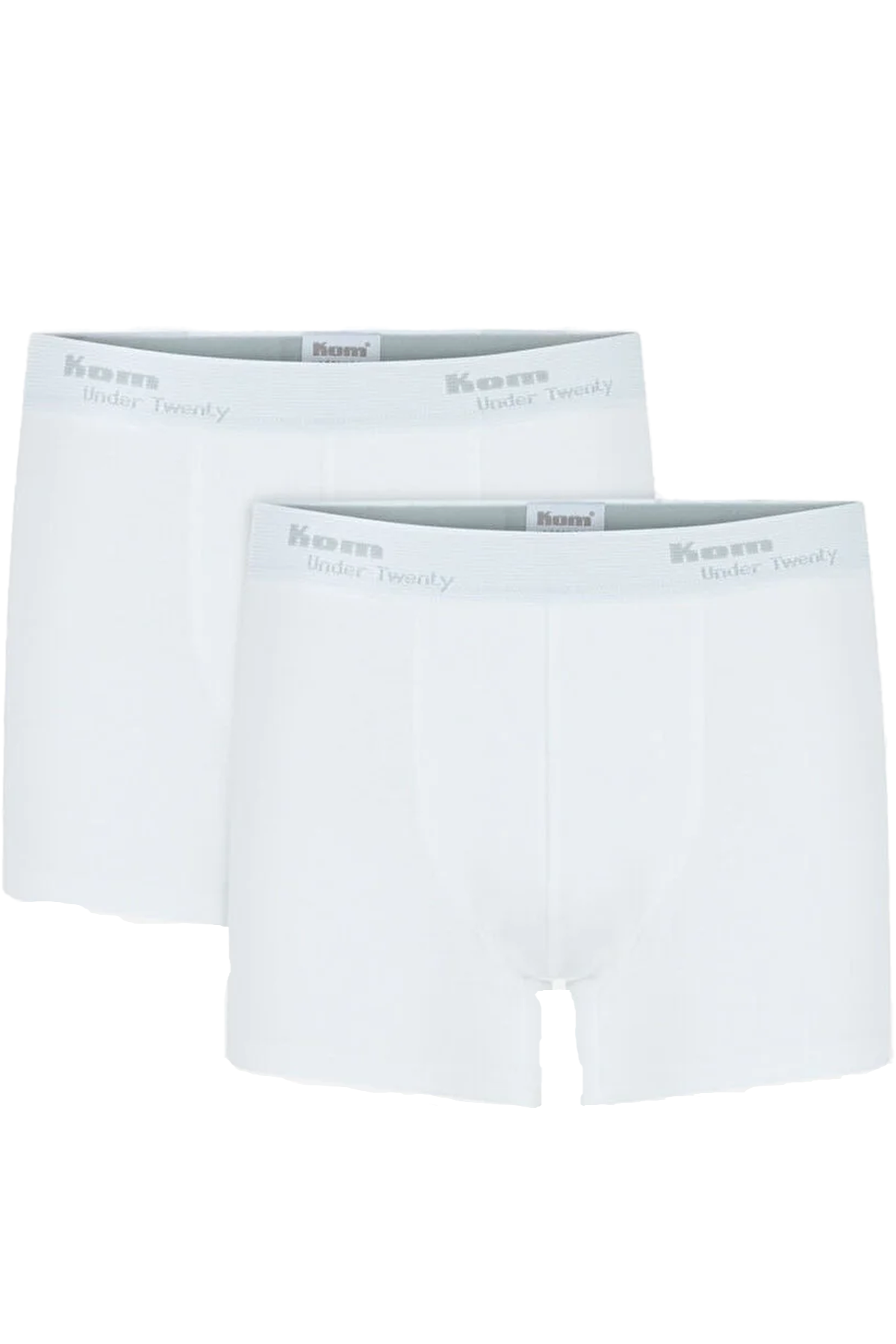 Kom Tight Pamuklu Erkek Boxer Beyaz - 3