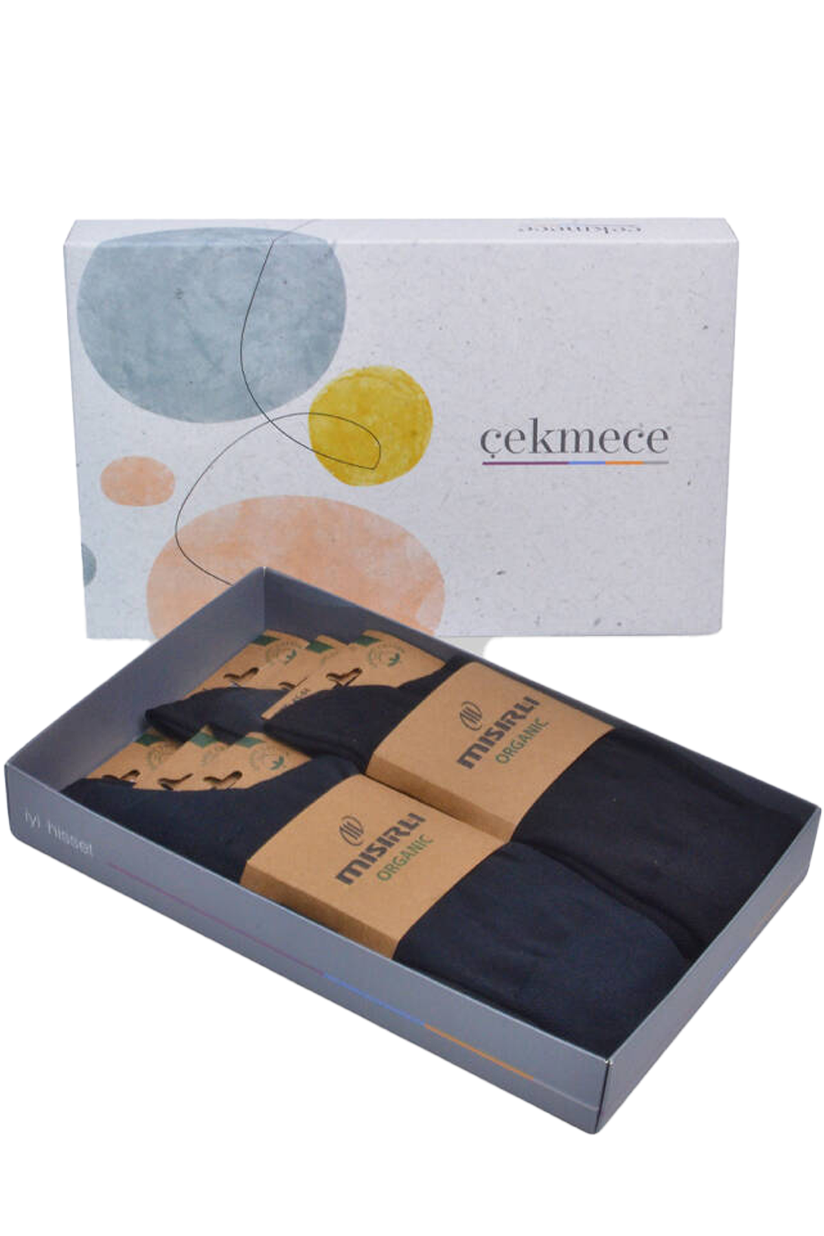 Mısırli 6'lı 1220  Organic Çorap Çok Renkli Çok Renkli - 1