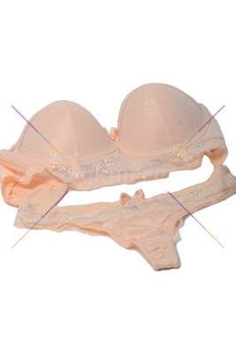 Nbb 4452 Kısa  Takım Büstiyer-Strıng Pembe - 5