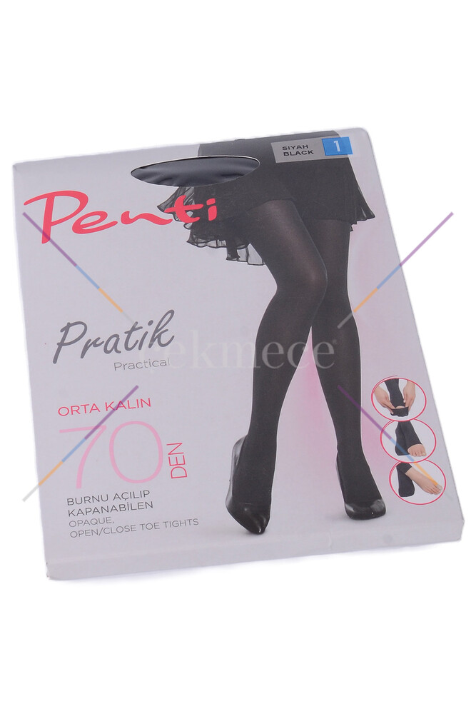 Penti Pratik Külotlu Çorap  Siyah - 3