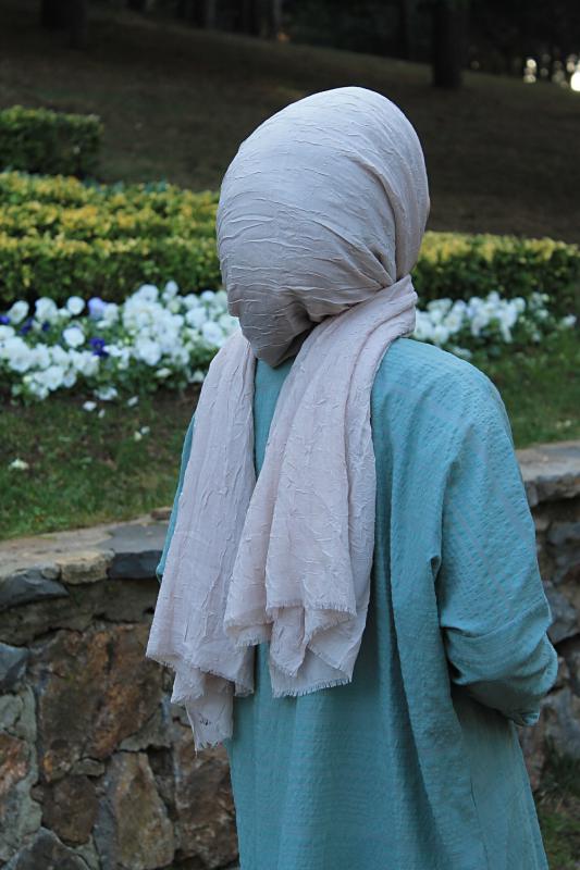 Shawl Secret Bambu Şal Gri - 1