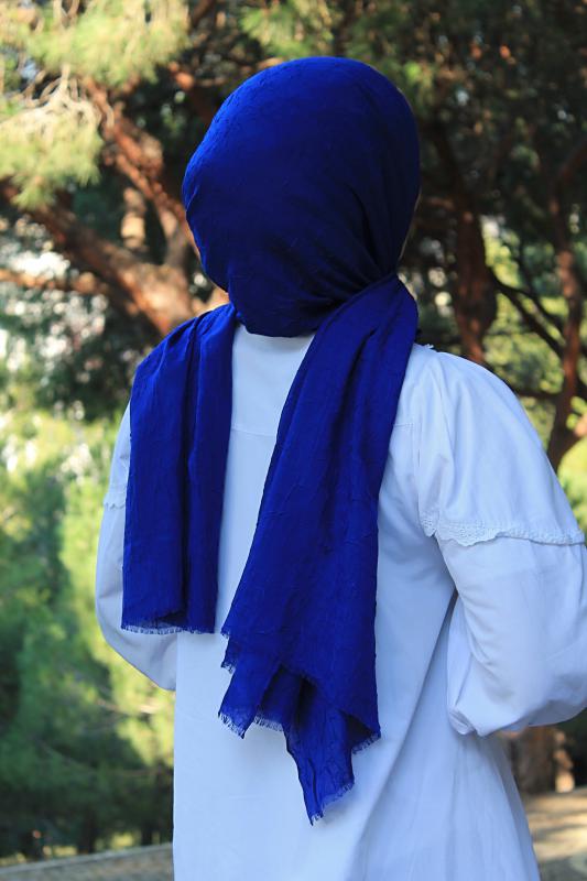 Shawl Secret Bambu Şal Saks - 1