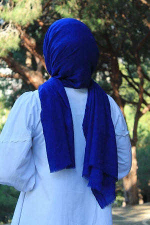 Shawl Secret Bambu Şal Saks - 2