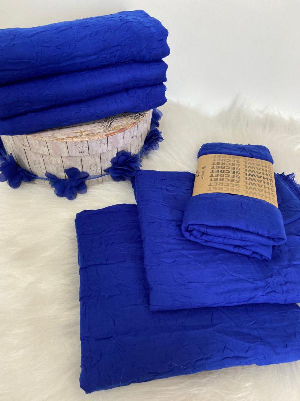 Shawl Secret Bambu Şal Saks - 3