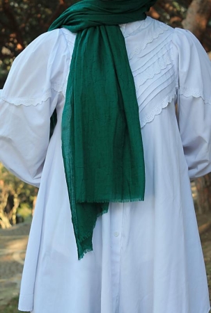 Shawl Secret Bambu Şal Zümrüt - 3