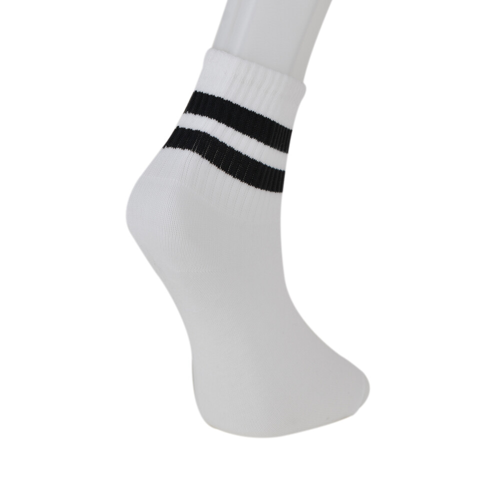 Solonine Premium 6'lı Unisex Bilek Üstü Spor Çorap Siyah - 3