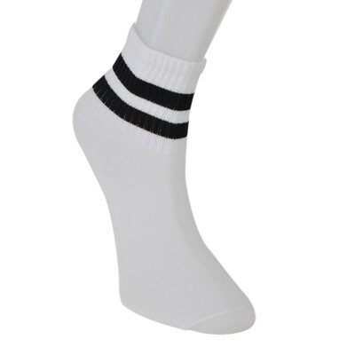 Solonine Premium 6'lı Unisex Bilek Üstü Spor Çorap Siyah - 2