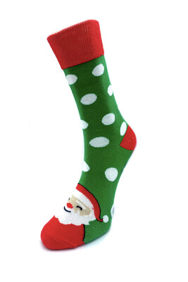 Solonine Yılbaşı Temalı Pamuk Çorap Noel Baba